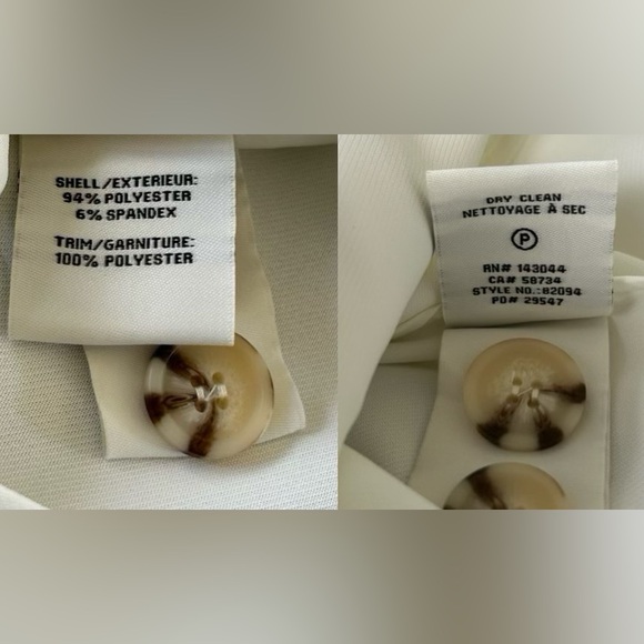 Bagatelle Double Breasted Off-white Trench Coat. Women’s Large - NWT - Picture 15 of 15